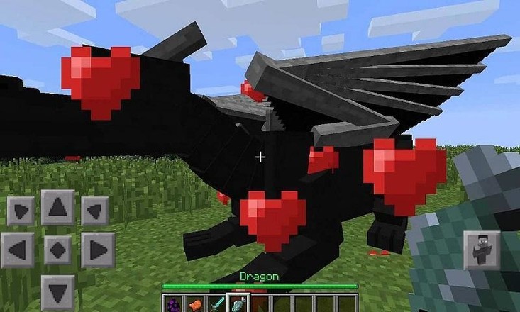 Black fire  Dragon Mod for MCPE截图1