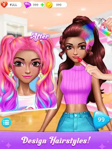 Project Makeup: Makeover Story Games for Girls截图1