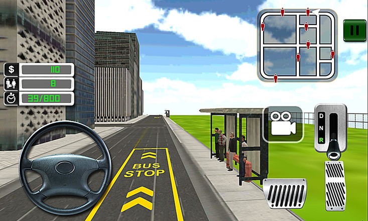 真正的公交车驾驶模拟器3D截图7