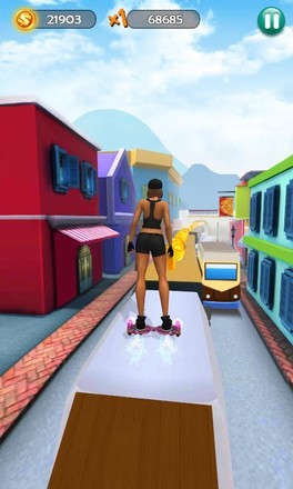 平衡板衝浪3D - Hoverboard Surfers截图1