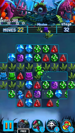 Jewel Kraken: Match3 puzzle截图6