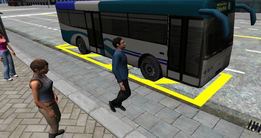 3D城市驾驶 - 巴士停车场截图7