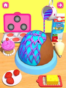 Cake Games: DIY Food Games 3D截图1