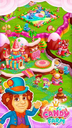 带有 魔法 泡泡 和 益智游戏 的 甜蜜 糖果 农场截图1