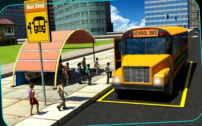School Bus Driving 3D截图9