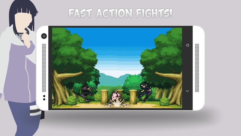 Ninja War: Konoha Defenders截图1