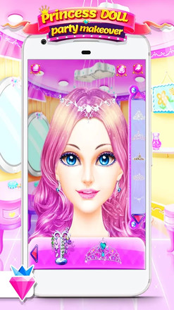 Princess Beauty Salon Dress Up Makeover For Girls截图1