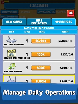 Video Game Tycoon - Idle Clicker & Tap Inc Game截图1