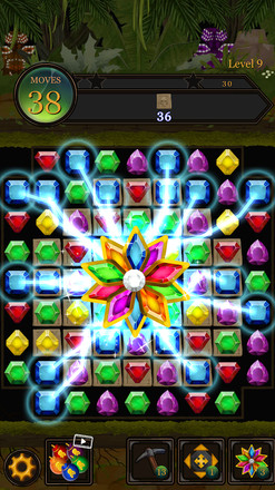 Secret Jungle Pop : Match 3 Jewels Puzzle截图2