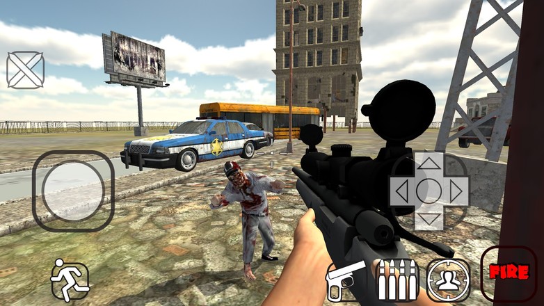 Zombie Sniper Shooting 3D截图3