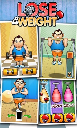 胖子减肥 - 迷你游戏截图1
