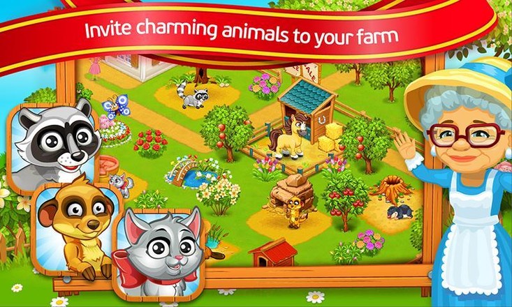 Farm Town: lovely pet on farm截图4