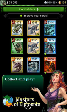 Masters of Elements－CCG game + online arena & RPG截图3