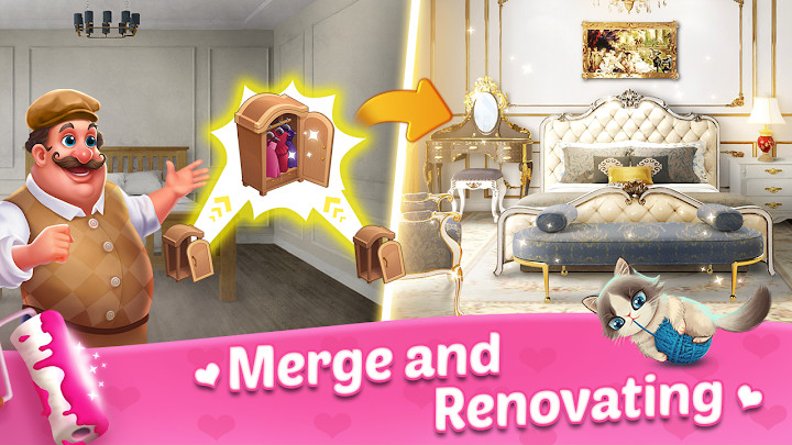 Merge Dream - Mansion design - Decorate your house截图3