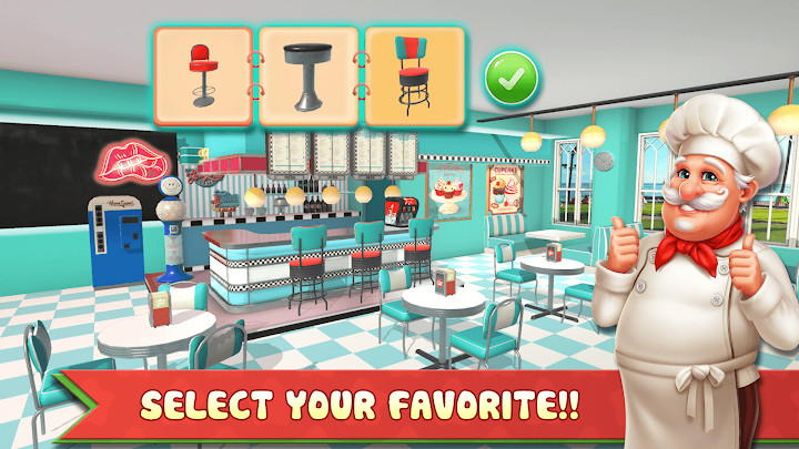 烹饪之家：美味餐厅厨房&家居设计装饰游戏修改版截图1