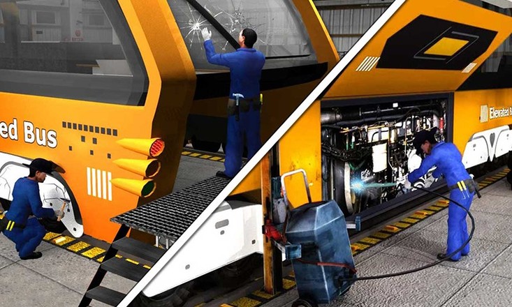 汽车修理店Bus Mechanic Simulator 3D截图7