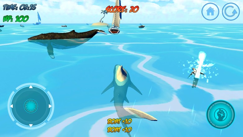 Shark Attack 3D Simulator截图4