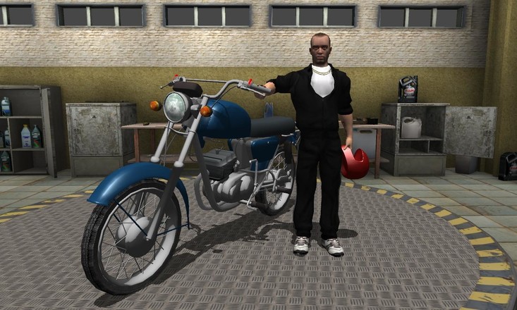 Russian Moto Traffic Rider 3D截图1