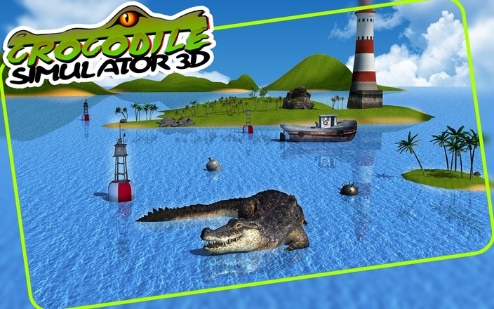 Crocodile Simulator 3D截图1
