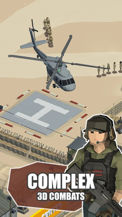 Idle Warzone 3d: Military Game - Army Tycoon截图4