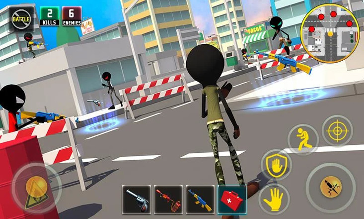 Stickman Battle Royale : Grand War截图2