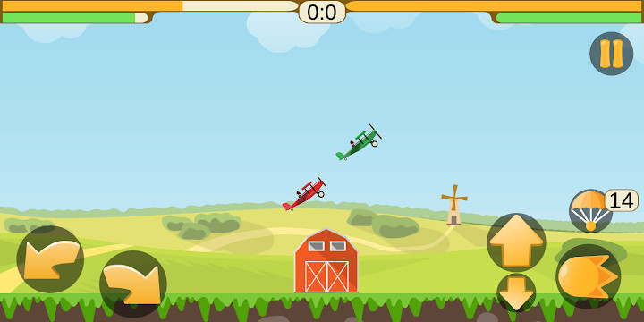 Hit The Plane: блютуз игры на двоих без интернета截图1