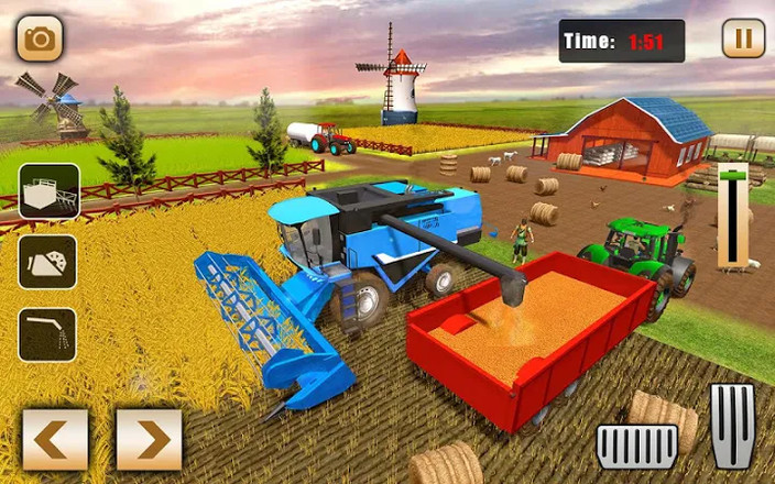Real Tractor Drive Cargo 3D: New tractor game 2020截图4