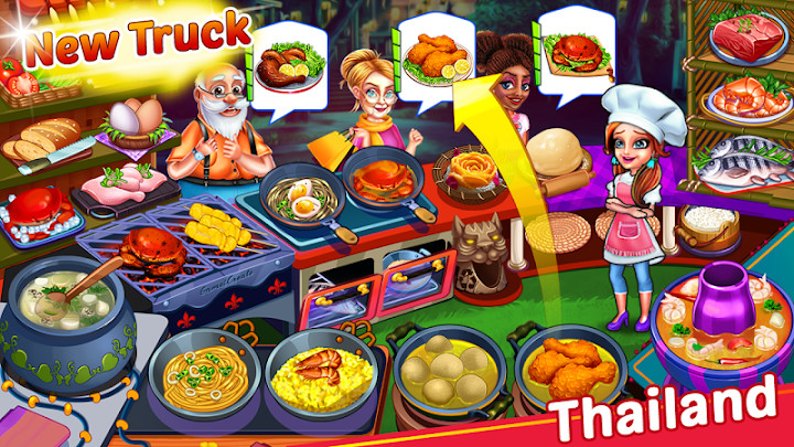 Cooking Express : Food Fever Craze Chef Star Games截图4