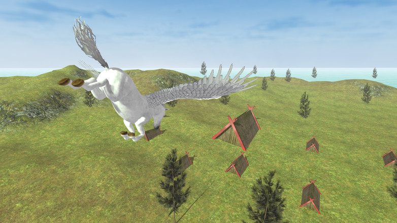Flying Unicorn Simulator Free截图1