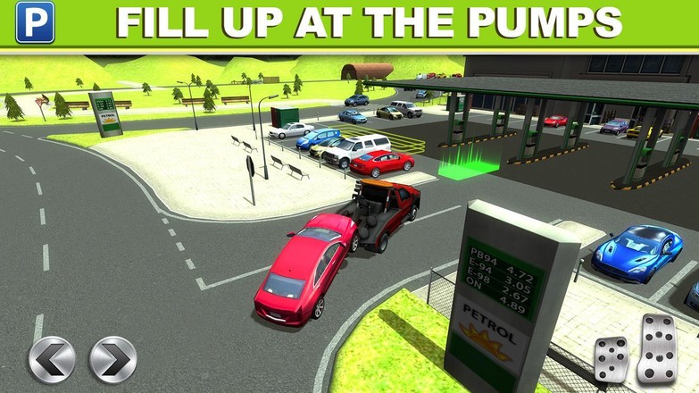 Gas Station Car Parking Game截图9