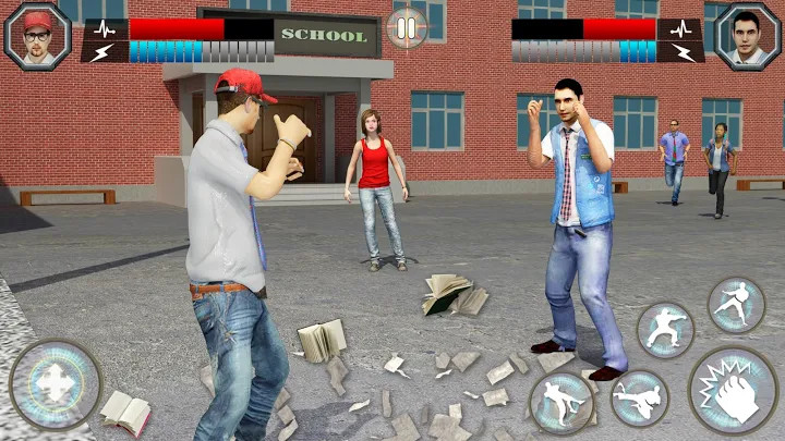 High School Bully Gangster: Karate Fighting Games截图6