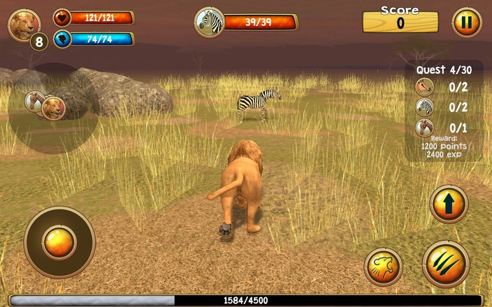 Wild Lion Simulator 3D截图6