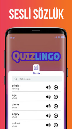 QuizLingo - İngilizce Kelime Oyunu截图3