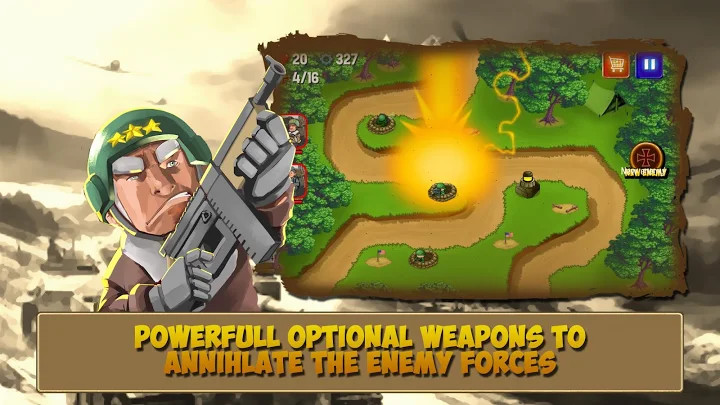 Tower Defense: Clash of WW2截图5