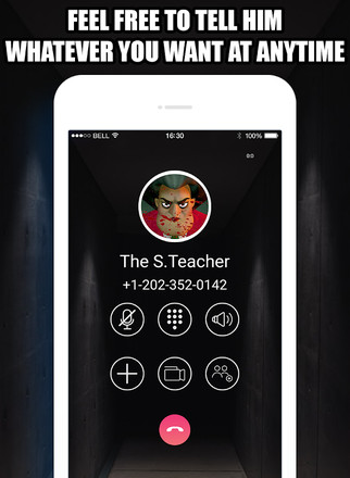 Talk To Teacher 3D™ - Scary Teacher Call Simulator截图3