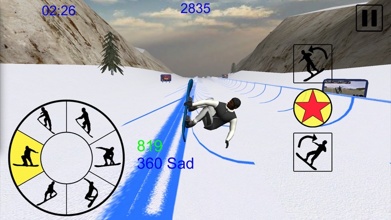 Snowboard Freestyle Mountain截图1