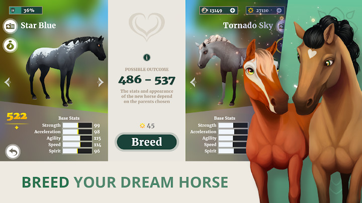 Wildshade: fantasy horse races截图2