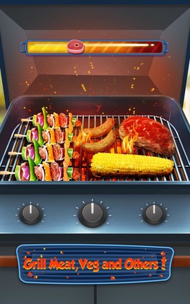 BBQ Kitchen Grill Cooking Game截图5