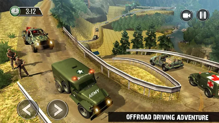 US Army Ambulance Driving Game : Transport Games截图6