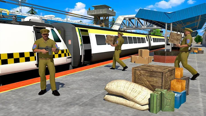 Indian Police Train Simulator截图1