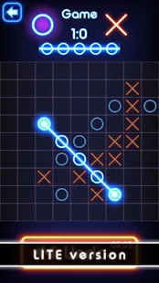 Tic Tac Toe glow - Free Puzzle Game截图3