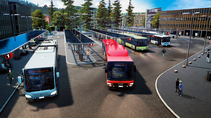 真正的教练巴士模拟器2020-巴士驾驶游戏修改版截图3