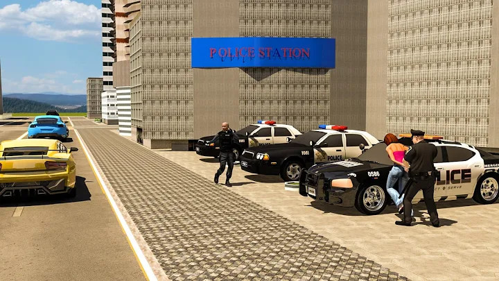 犯罪城市警车: 司机3D 警察2018截图2