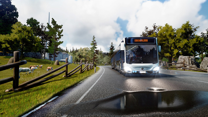 真正的教练巴士模拟器2020-巴士驾驶游戏修改版截图5