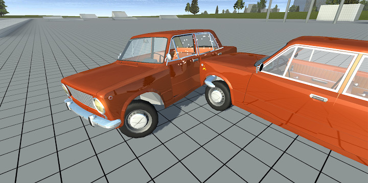 Simple Car Crash Physics Simulator Demo截图2