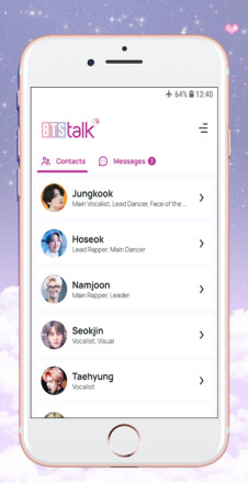 BTS Chat! Messenger (simulator)截图5