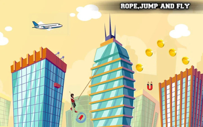 Sky Rope Swing : The Flying Rope Guy截图2