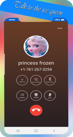 princess of ice video call nd chat simulation game截图5