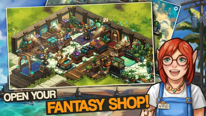 Tiny Shop: Cute Fantasy Craft, Design & Trade RPG截图2