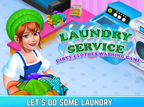 Laundry Service Dirty Clothes Washing Game截图1